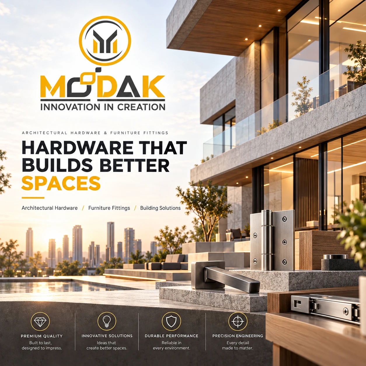 MODAK — Architectural hardware brand presentation