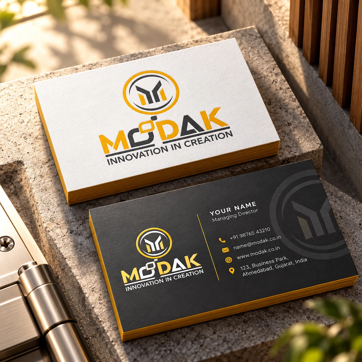 MODAK — Business card design