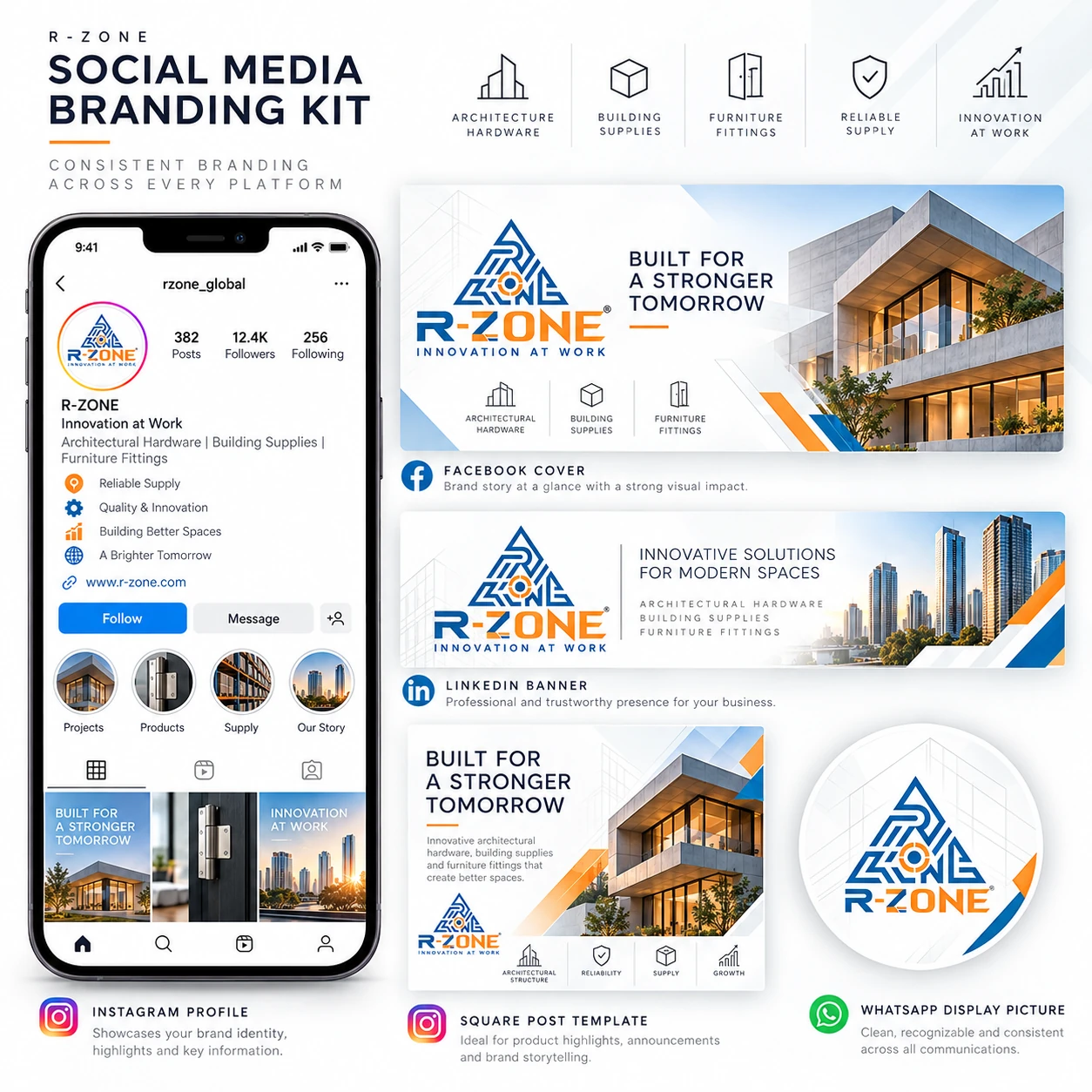 R-ZONE — Social media branding kit