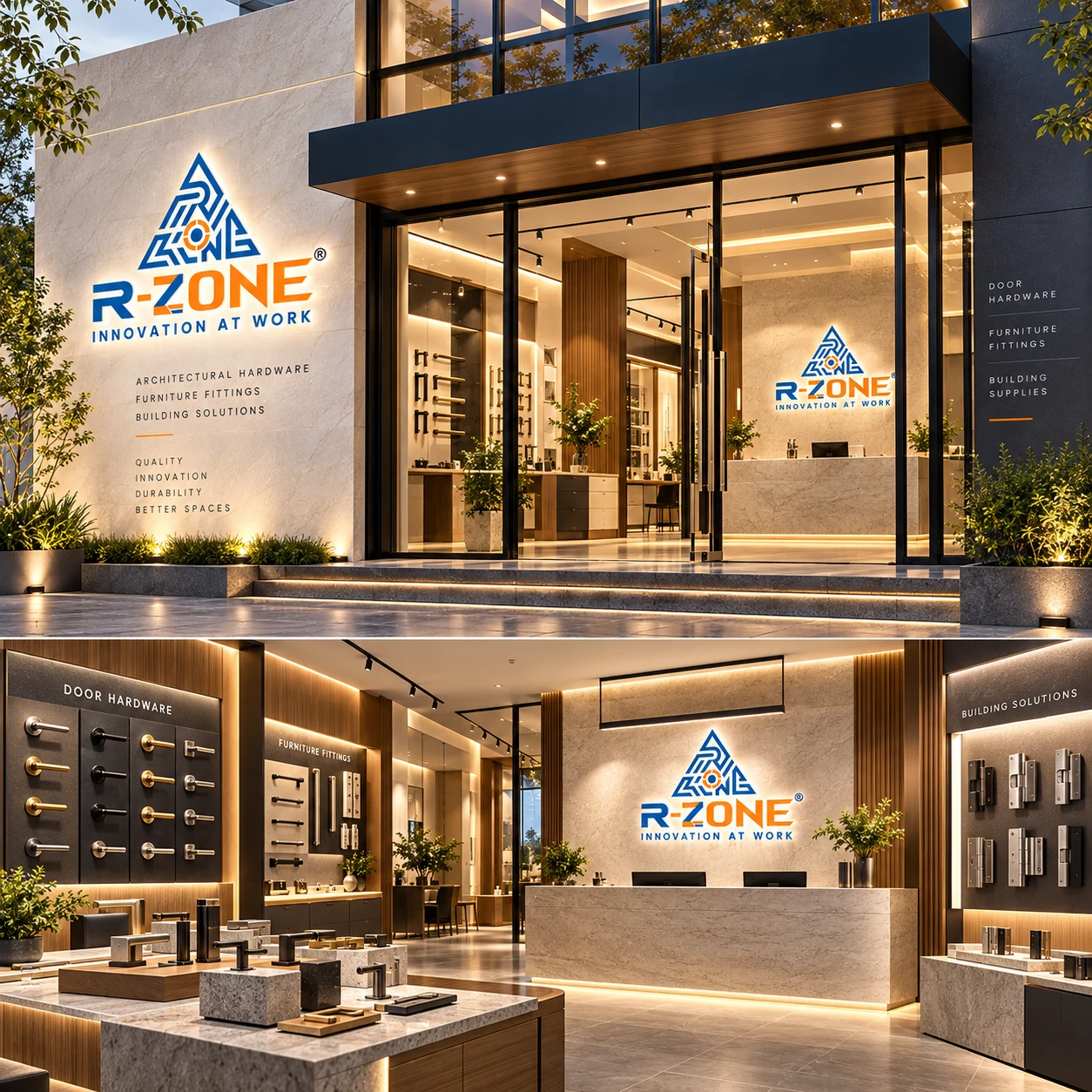 R-ZONE — Showroom exterior and interior concept