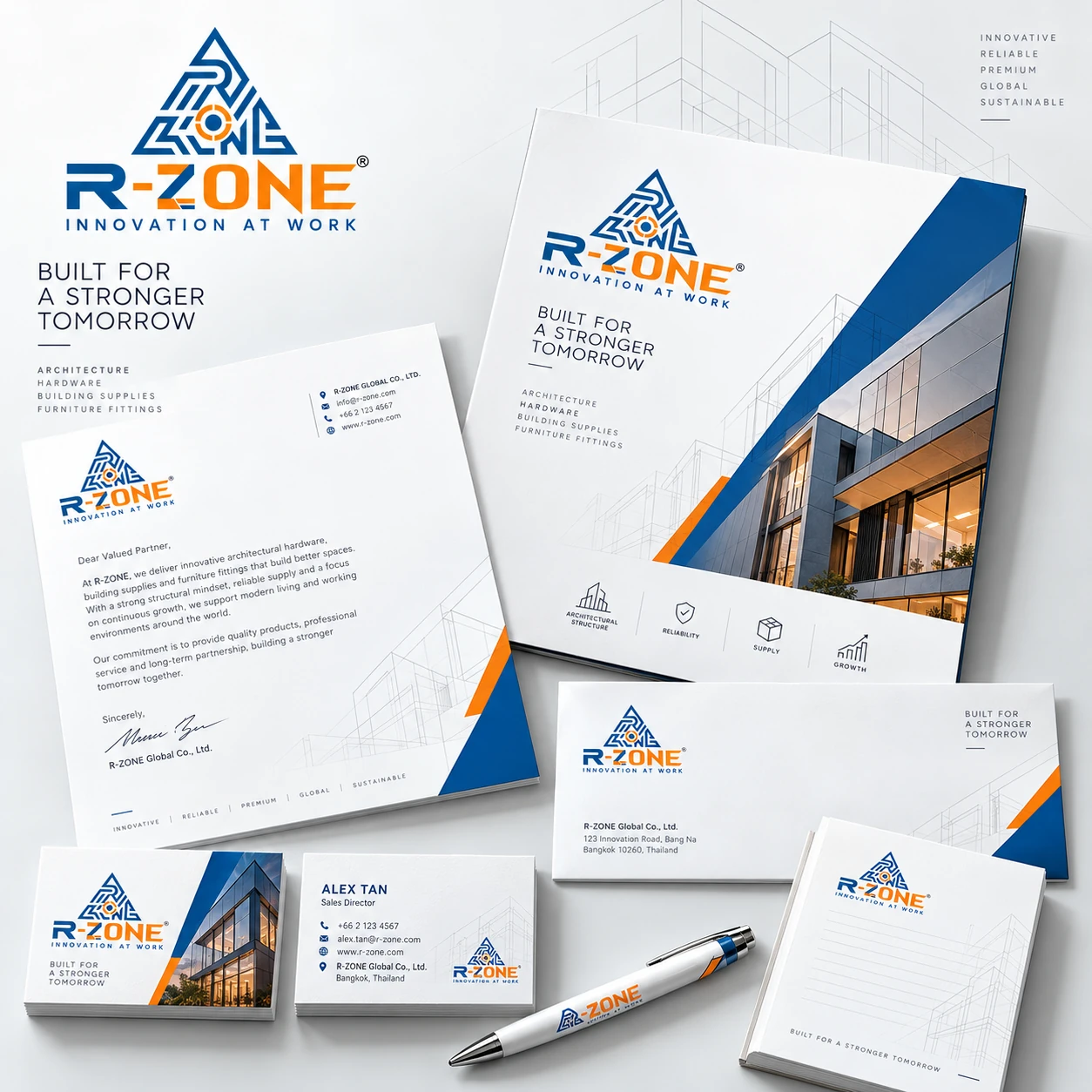 R-ZONE — Corporate stationery collection