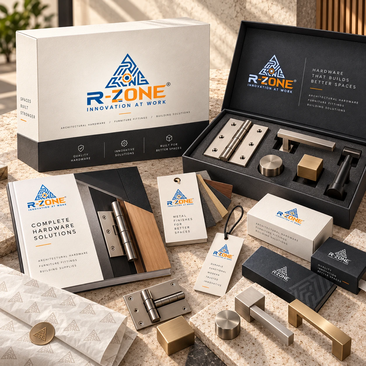 R-ZONE — Premium packaging and hardware sample kit