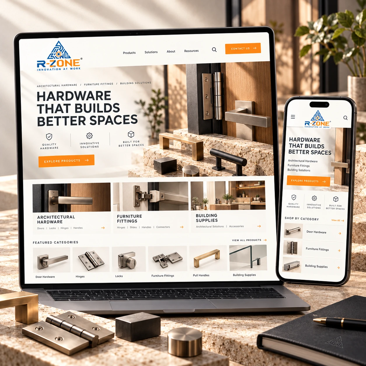 R-ZONE — Responsive website concept