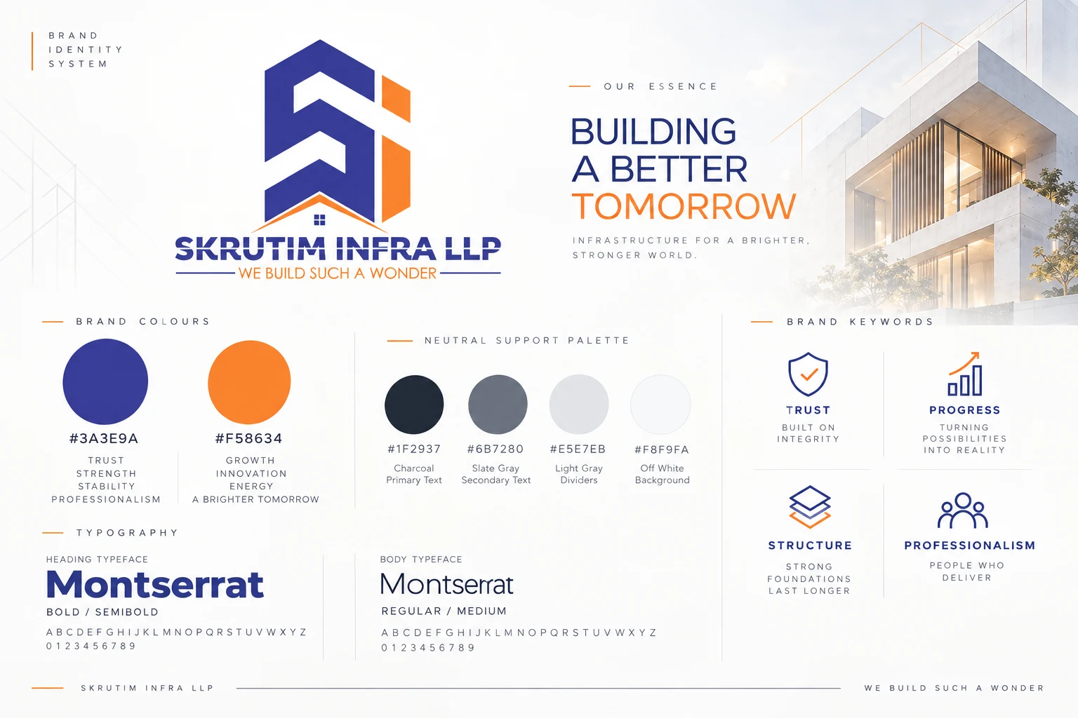 SKRUTIM — Colour and typography